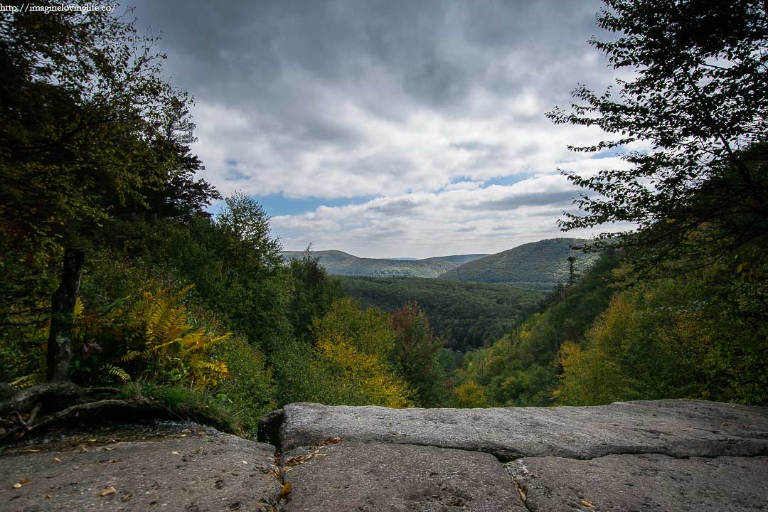 top of waterfall